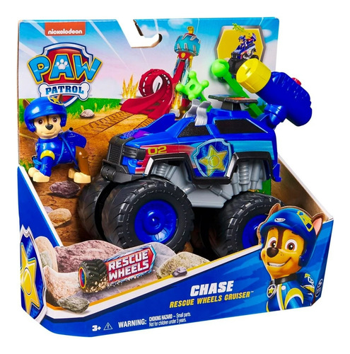 Paw Patrol Vehículo Patrulla Canina Rescue Wheels Chase
