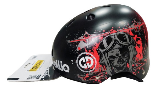 Casco Ollie Con Luces Y Diseño Talla L 