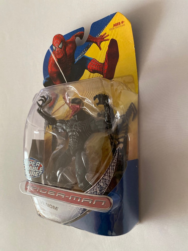 Sam Raimi Movie Venom Super Poseable Spiderman Classics 2007 (Usado)