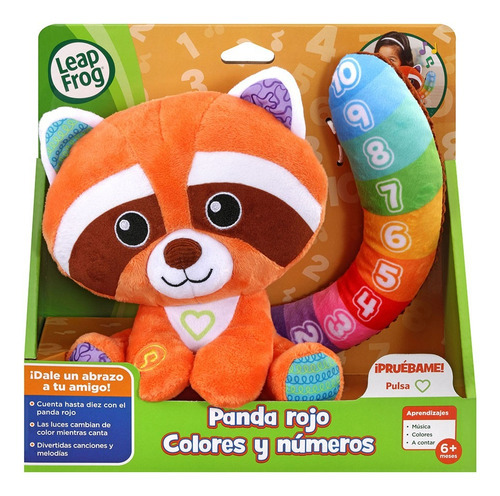 Imagen 2 de 2 de Panda Rojo Aprende Colores Y Numeros Con Sonido Leap Frog
