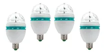 Comprar Packx4 Lámparas Giratorias Con Luz Bolichero