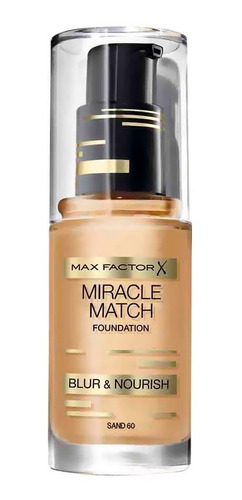 Max Factor Base Miracle Match Tono 65 Natural - Nkt Perfumes