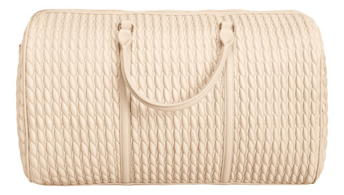 Weekender Bspeedy Tapioca Steve Madden Bags Acabado De Los Herrajes Negro Color Marrón Claro Correa De Hombro Marrón Claro Diseño De La Tela Lisa
