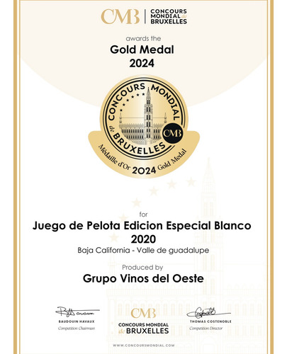 Vino Blanco Juego De Pelota Edición Especial Sauvignon Blanc