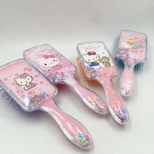 Cepillo Desenredante Para Cabello Hello Kitty Y Sus Amigos