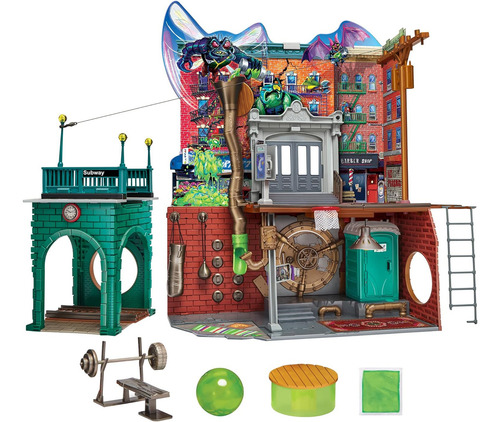 Tmnt Guarida De Las Tortugas Ninja Caos Mutante Bandai