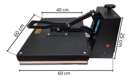 Prensa Impressora Térmica Sublimação Estamparia 40x60cm 110v