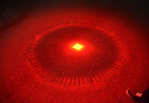 Linterna Led Roja De Un Solo Modo, Mini Linterna Roja E...