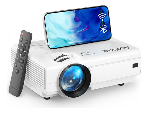 Proyector Auking Con Wifi Y Bluetooth, 2024 Mini Proyector F
