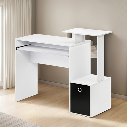 Escritorio Para Computadora Madera Multiproposito, Blanco
