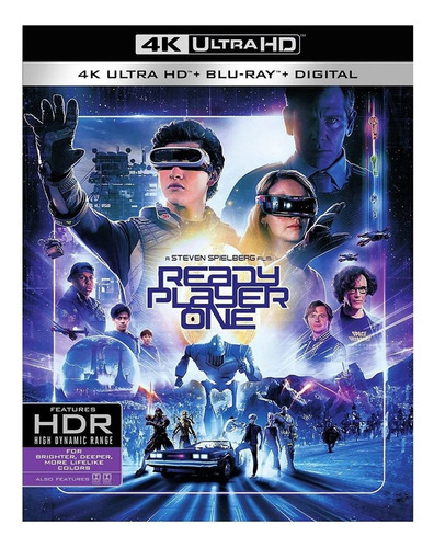 Ready Player One Spielberg Pelicula 4k Ultra Hd + Blu-ray