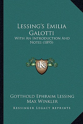 Libro Lessing's Emilia Galotti: With An Introduction And ...