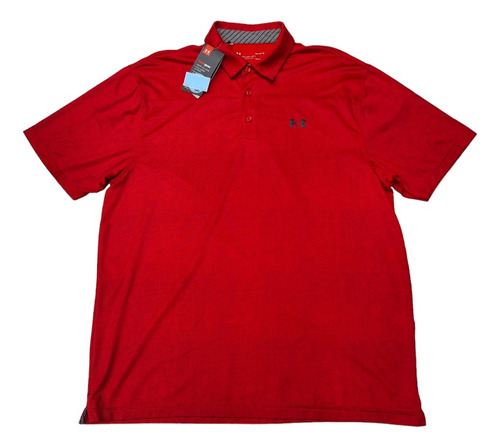 Playera Under Armour Cuello Polo L-grande Heatgear Caballero