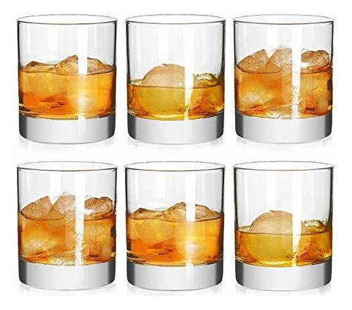 Rock Style - Juego De 6 Vasos De Whisky (11 Onzas)