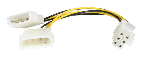 Cable Adaptador De Alimentación Lp4 Molex A Pci Express 15cm