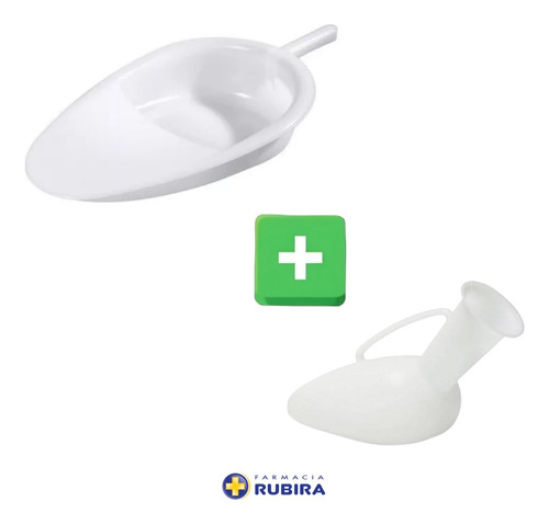 Chata Plástica + Violín Urinal Masculino/femenino Pack