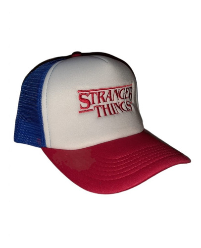 Gorra Bordada Stranger Things Serie Modelo Camionero