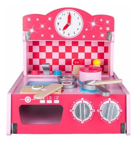 Imagen 1 de 9 de Cocina De Madera Con Accesorios Plegable Acool Ac7701