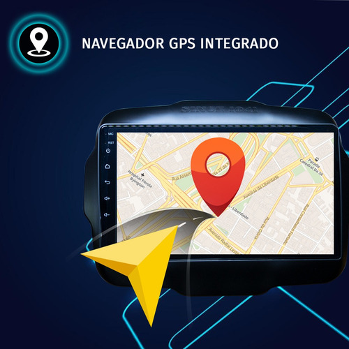 Central Multimídia Renegade 2015 A 2023 Wifi Android Câmera