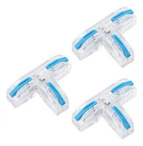 Comprar 3 Piezas Conectores De Cable De 1 A 2 Conectores Azul Claro
