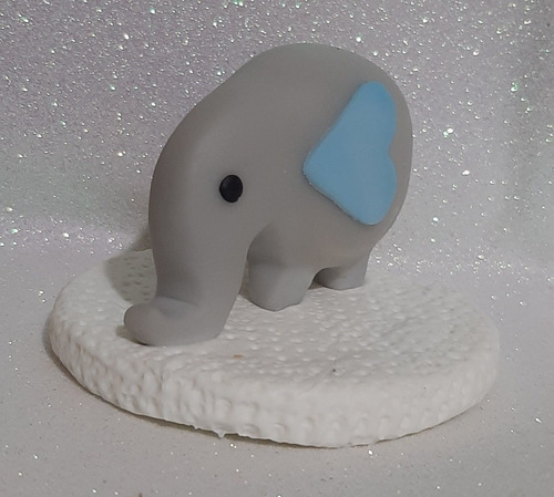 Adorno Torta Elefante Porcelana Fria