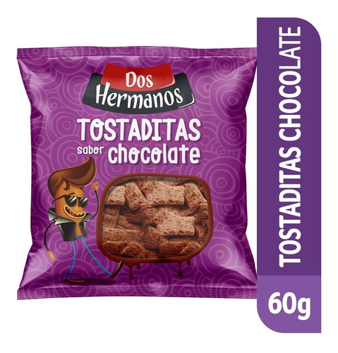 Tostadas De Arroz Chocolatedos Hermanos 16u X 60gr Sin Tacc