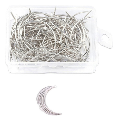 . (a) Juego De Agujas Curvas, Agujas De Coser Curvas En C,