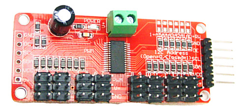 Para 16channel 12-bit Pwm Servo Motor Conductor I2c Módulo