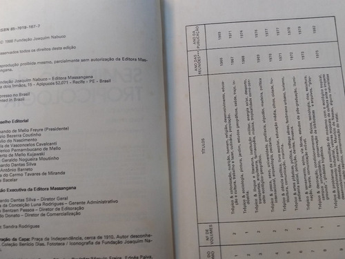 Livro - Anais Do Seminário De Tropicologia - Maria Do Carmo