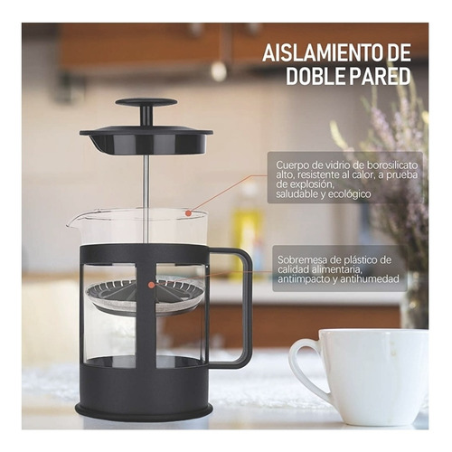 Cafetera Francesa, Tyc 850 Ml Brazil