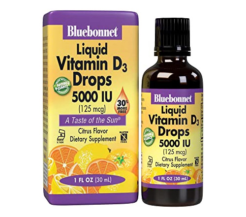 Nutrición Bluebonnet Líquido Vitamina D3 Gotas 5000 Gpqkw