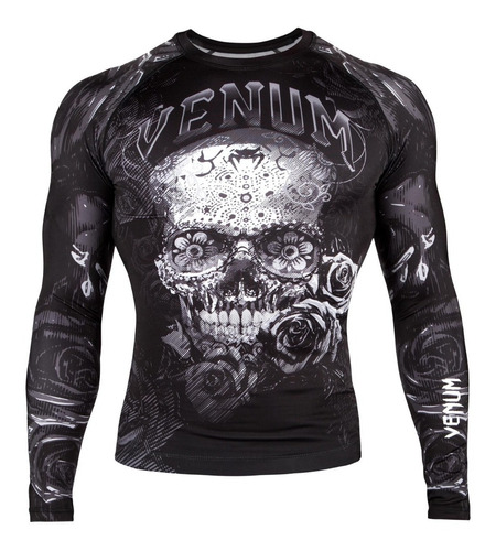 Rashguard Compresion Venum Santa Muerte Jiu Jitsu Crossfit 