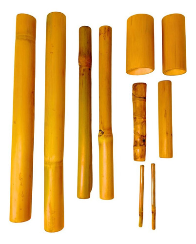 10 Varas Bambú Natural Bambuterapia Masaje Corporal /cuerpo