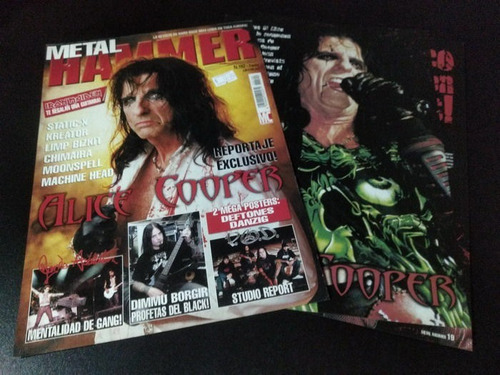 Alice Cooper * Tapa Y Nota Revista Metal Hammer 192 * 2003