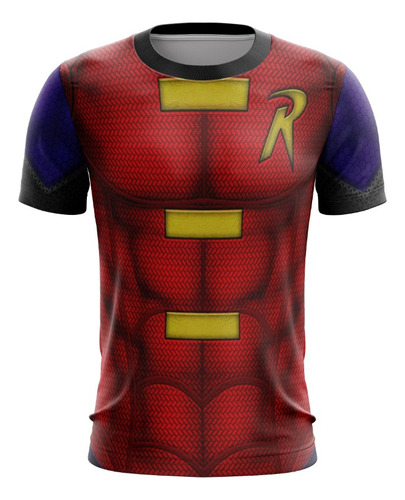 Camiseta Dryfit Personalizada Herois Robin Filme Desenho