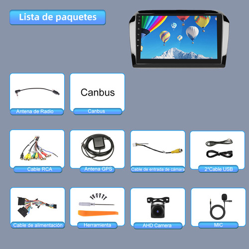 9 Autoestéreo 2+64g Carplay Para Volkswagen Jetta 2013-2017