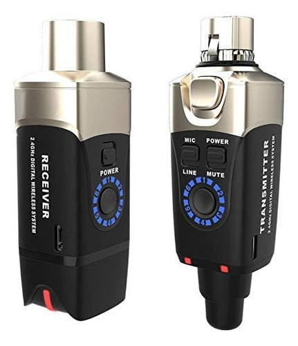 Adaptador De Micrófono Inalámbrico Xvive U3 2.4ghz Xlr