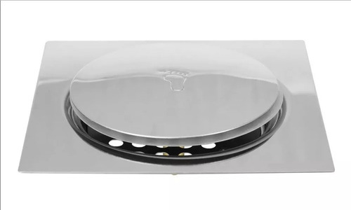 Imagem 9 de 9 de Ralo Inteligente Click Novo Banheiro 10x10 Inox Cromoda F901