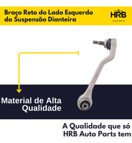 Braço Dianteiro Reto Esquerdo Bmw 320i 330i G20 G21 2020 +