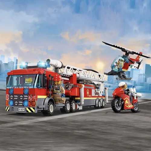 Lego City Brigada De Bomberos Del Distrito Centro 60216 Env o gratis