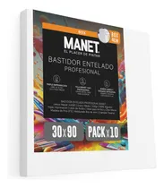 Comprar Bastidor Entelado Lienzo Acrilico Oleo Manet 30x90 Box X10 Óleo Blanco