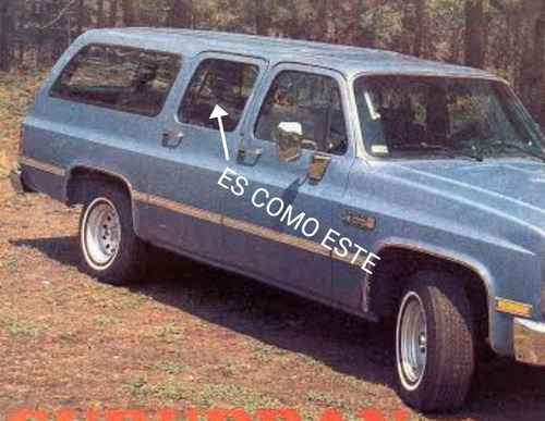 Cristal Trasero Copiloto Chevrolet Suburban 82-91 Usado