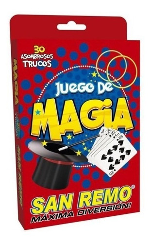  Juego De  Magia En Caja Marca San Remo 