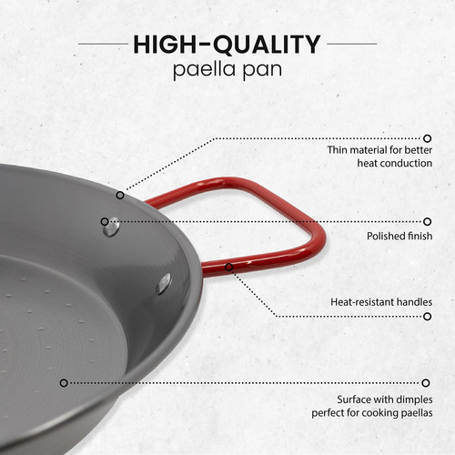 Machika Paella, Sartenes De Acero Al Carbono Para Cocinar, S