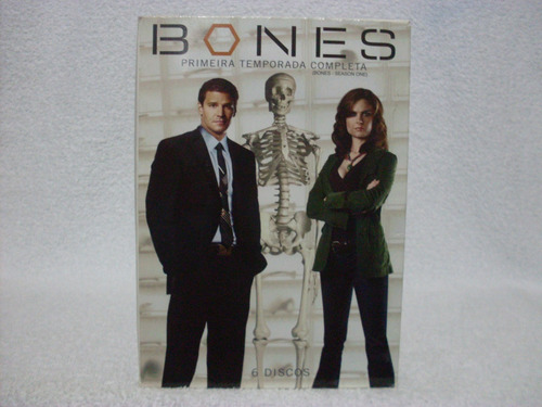 Box Com 06 Dvds Originais  Bones- 1ª Temporada Completa