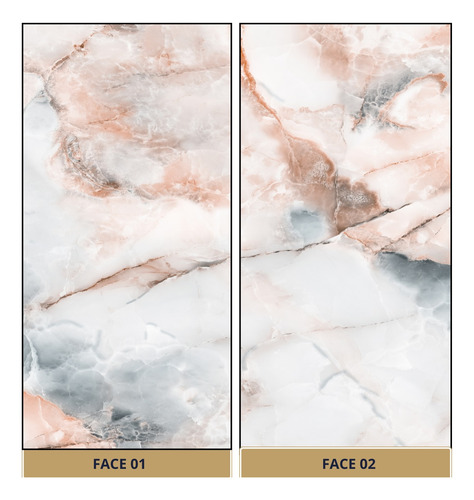 Placa Flexível Mármore Delicate 2,40 Cm X 1,20 Cm = 2,88m2 Marmore Delicate Mármore Delicate