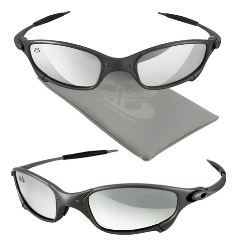 Oculos Sol Mandrake Lupa Metal Uv Juliet Cinza + Case