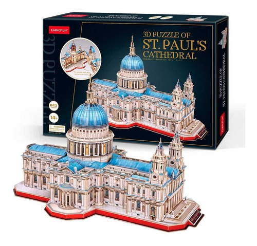 Puzzle 3d - Catedral Saint Paul´s - Cubicfun