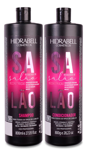 Kit Shampoo E Condicionador Resultado De Salão - Hidrabell