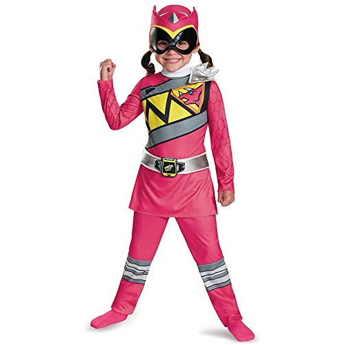 Disfraz Clásico Pink Ranger Dino Charge Niños Pequeñ...